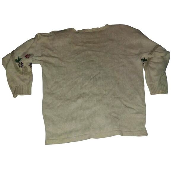 Vintage Maggie Lawrence Collection 14/16 w/Beading, Embroadery, Ribbon Sweater - Picture 2 of 8